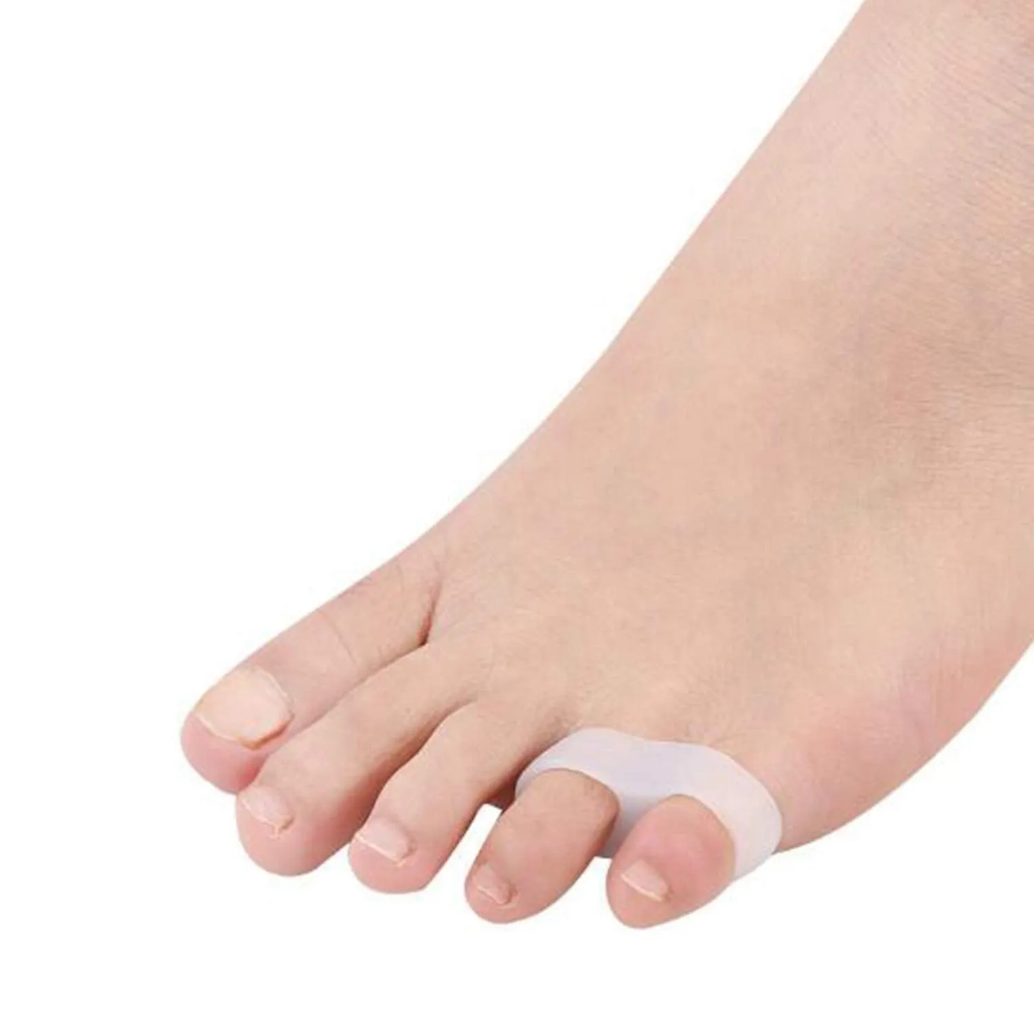 10 Pieces/5 Pairs, Gel Little Toe Buddy,Toe Corrector &Toe Straightener,Tailor's Bunion Pads - Soft Gel Bunionette Pads Tailors Bunion Pain Relief