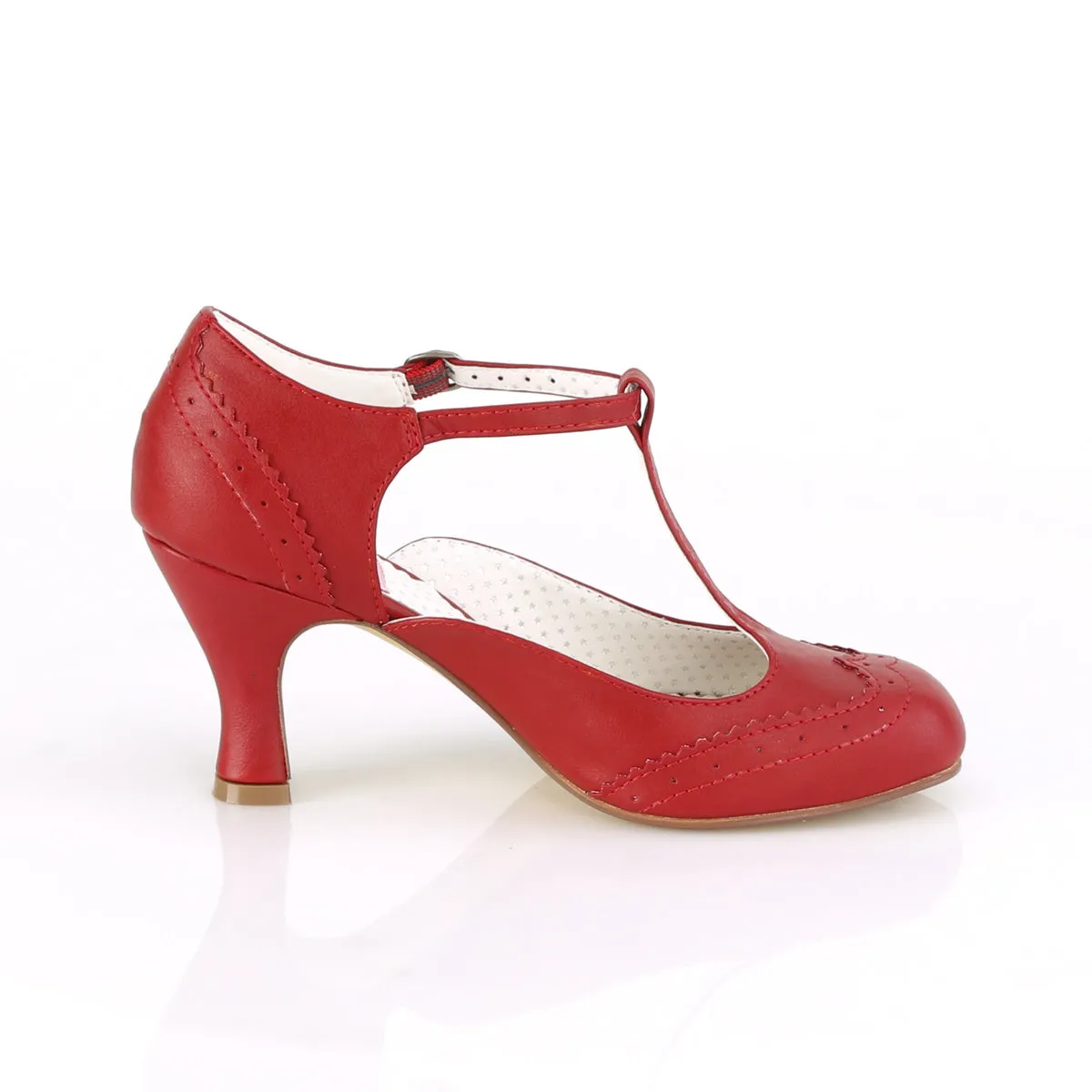 1920's Flapper Heels Red