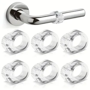 6pcs Anti collision Doorstops Invisible  Silent Home Protection