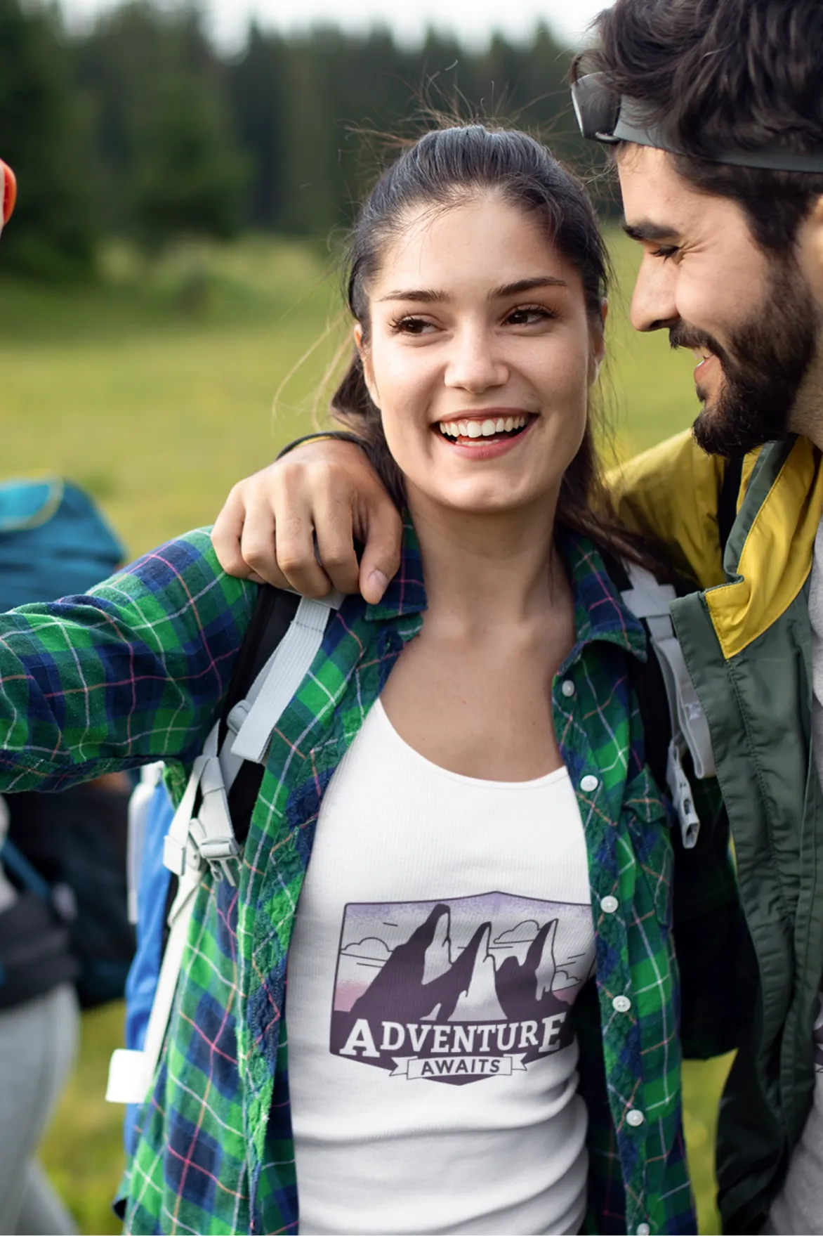 Adventure Awaits Printed Scoop Neck T-shirt for women