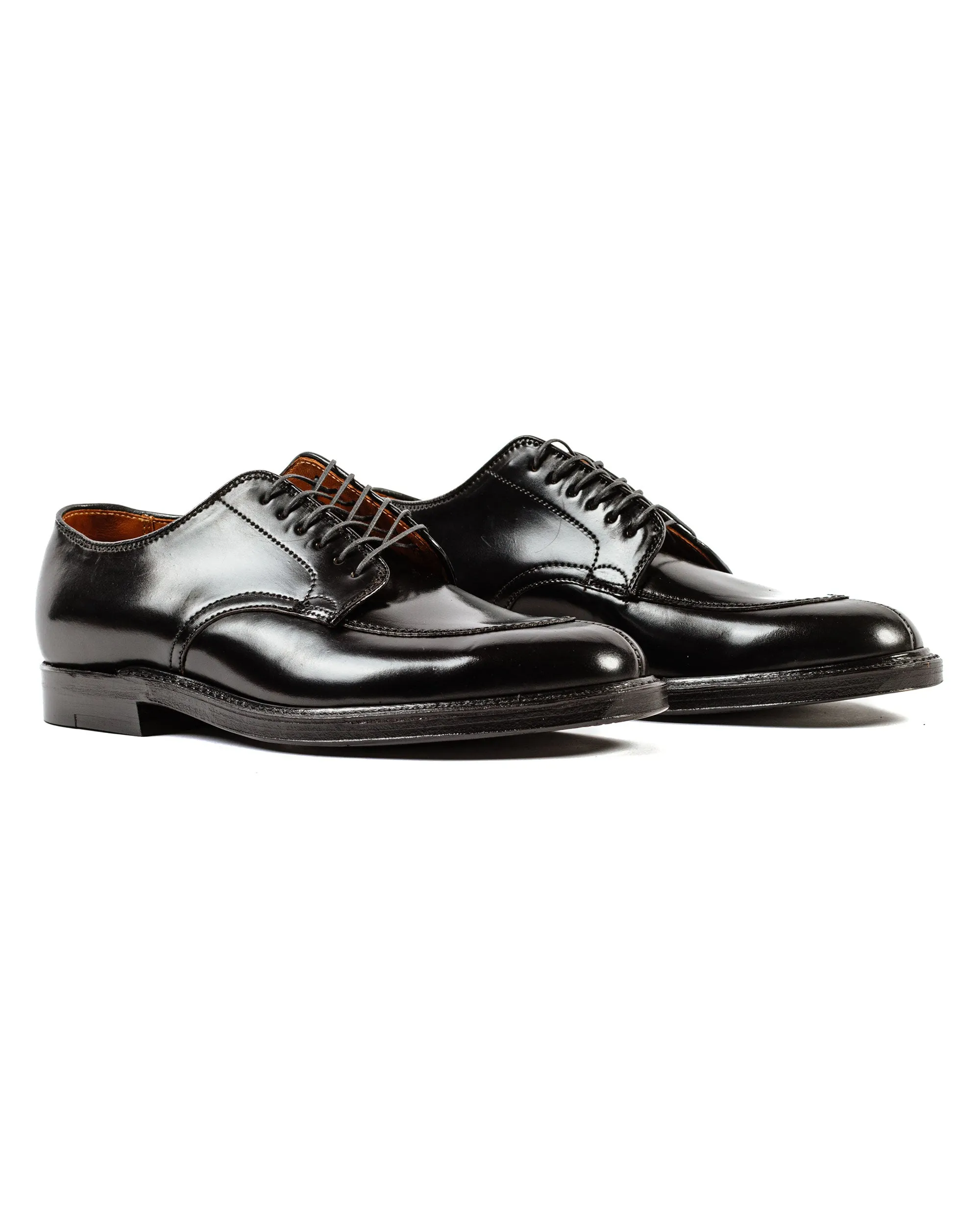 Alden V Tip Blucher Black Shell Cordovan G2601