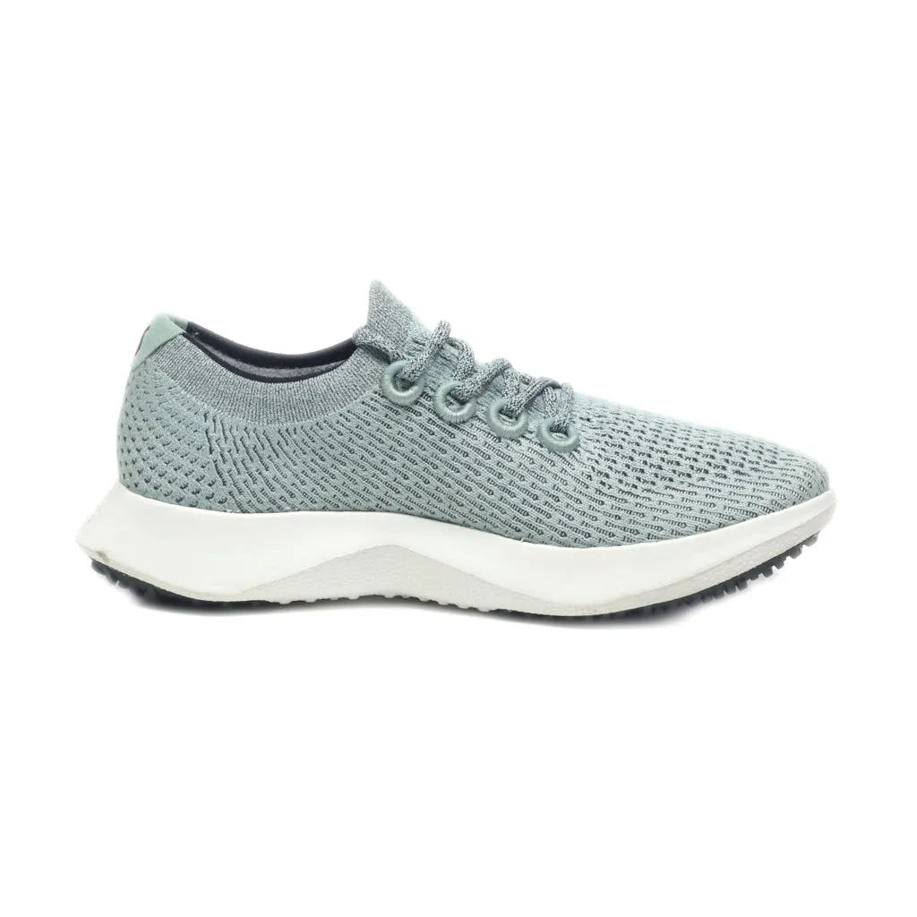 Allbirds Tree Dasher 2 Sport Shoes Wool Green Colour For Women
