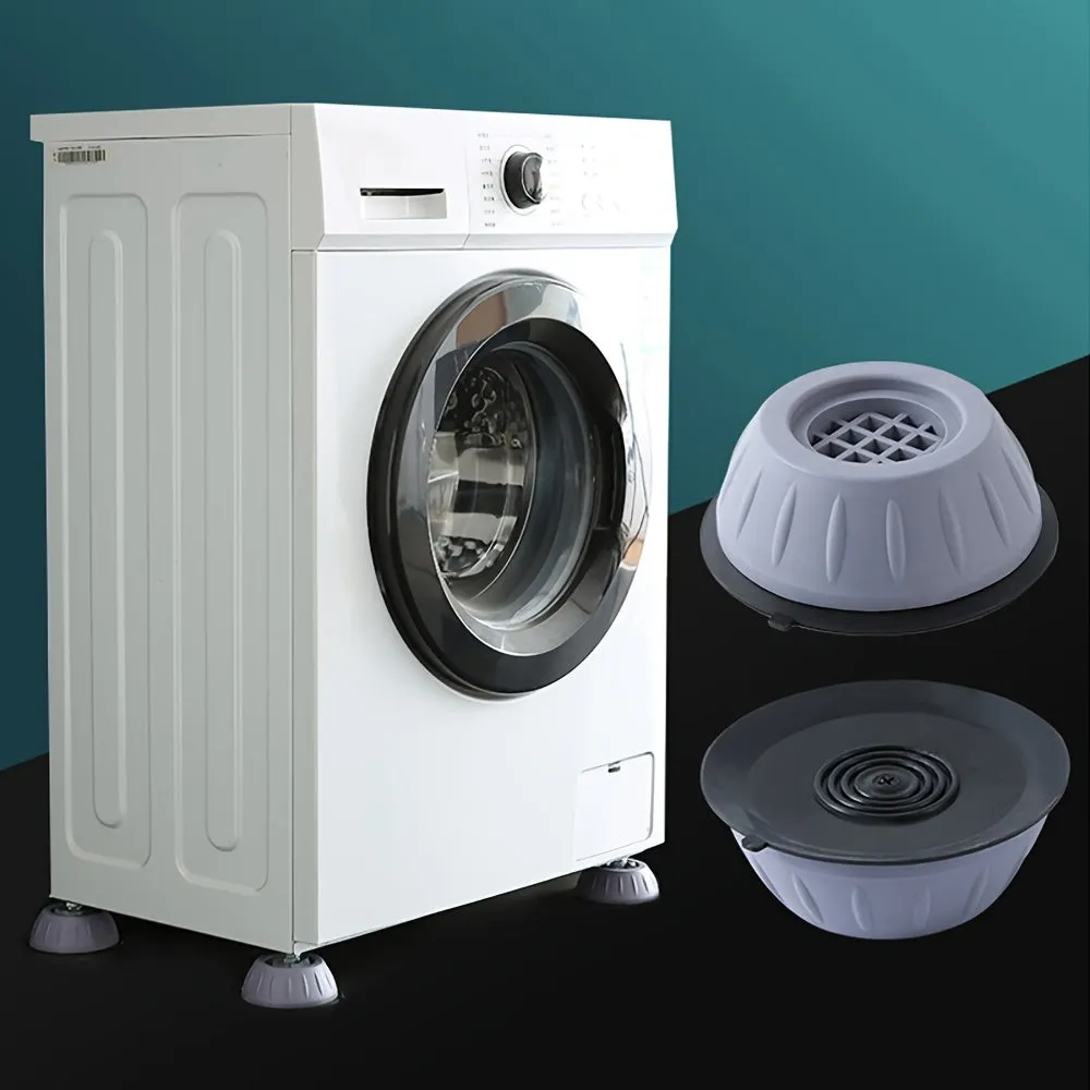 AntiVibration Rubber Pads for Washing MachineFurniture  Set of 4