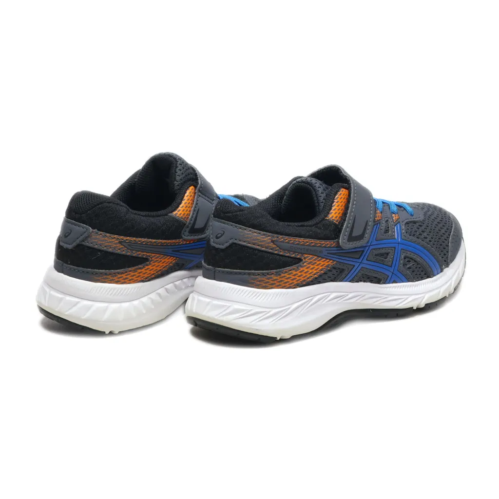 Asics Contend 6 Sport Shoes Leather Grey Colour For Kids