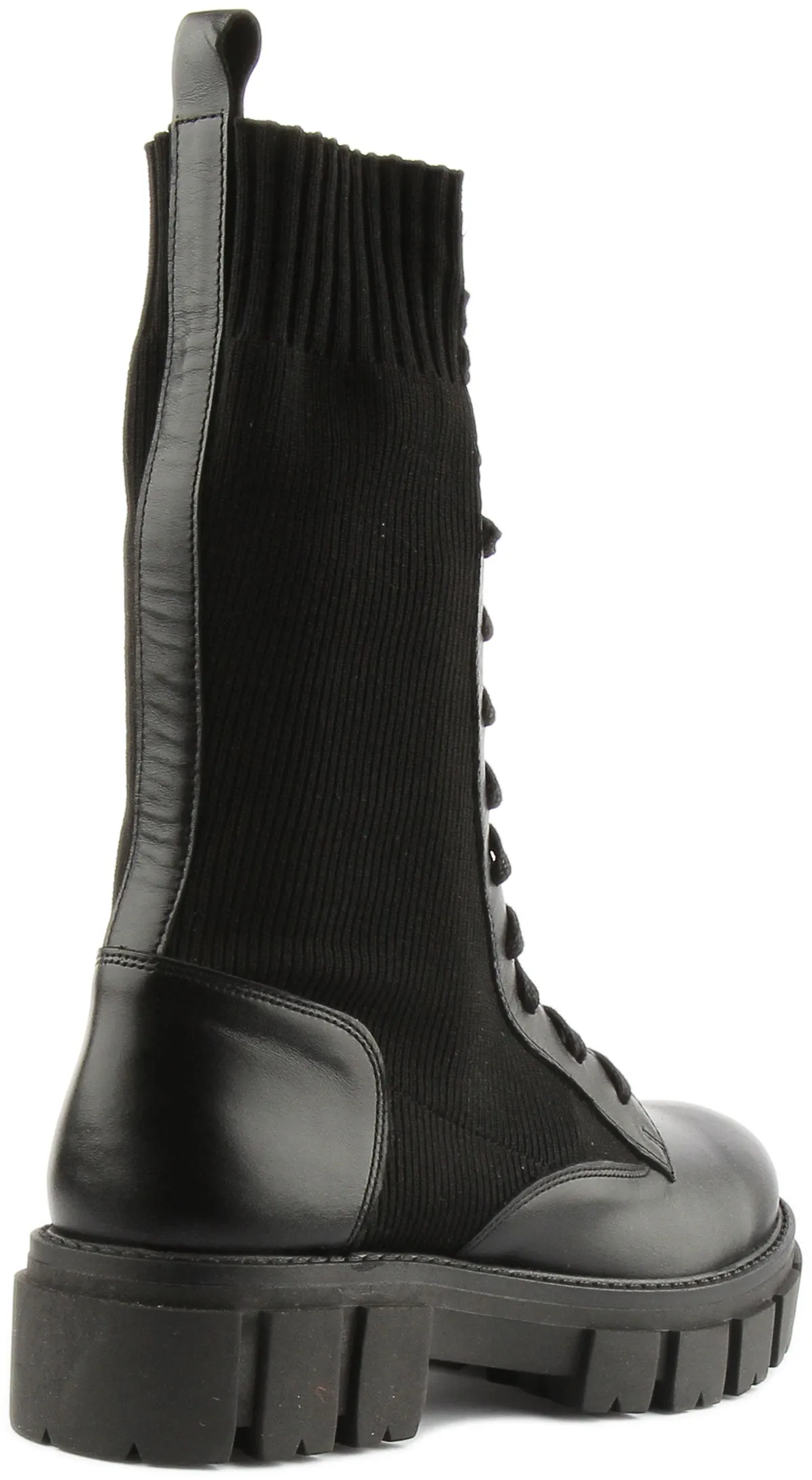 Astera Lace up Ankle Boots In Black