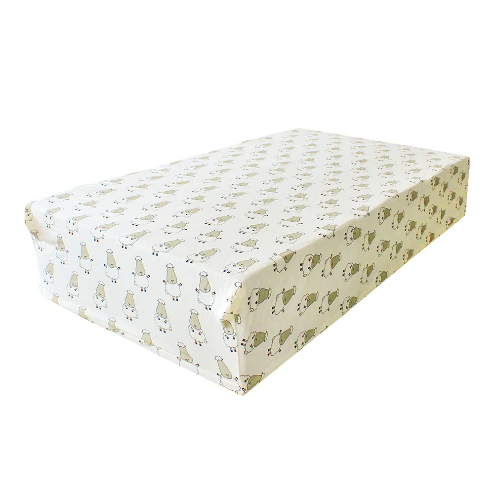 Baa Baa Sheepz Crib Mattress Sheet - 70cm x 100cm