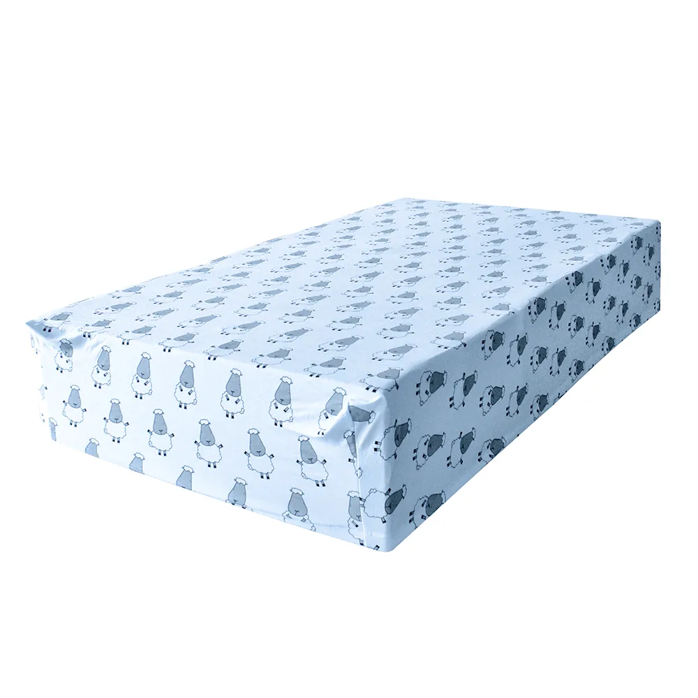 Baa Baa Sheepz Crib Mattress Sheet - 70cm x 100cm