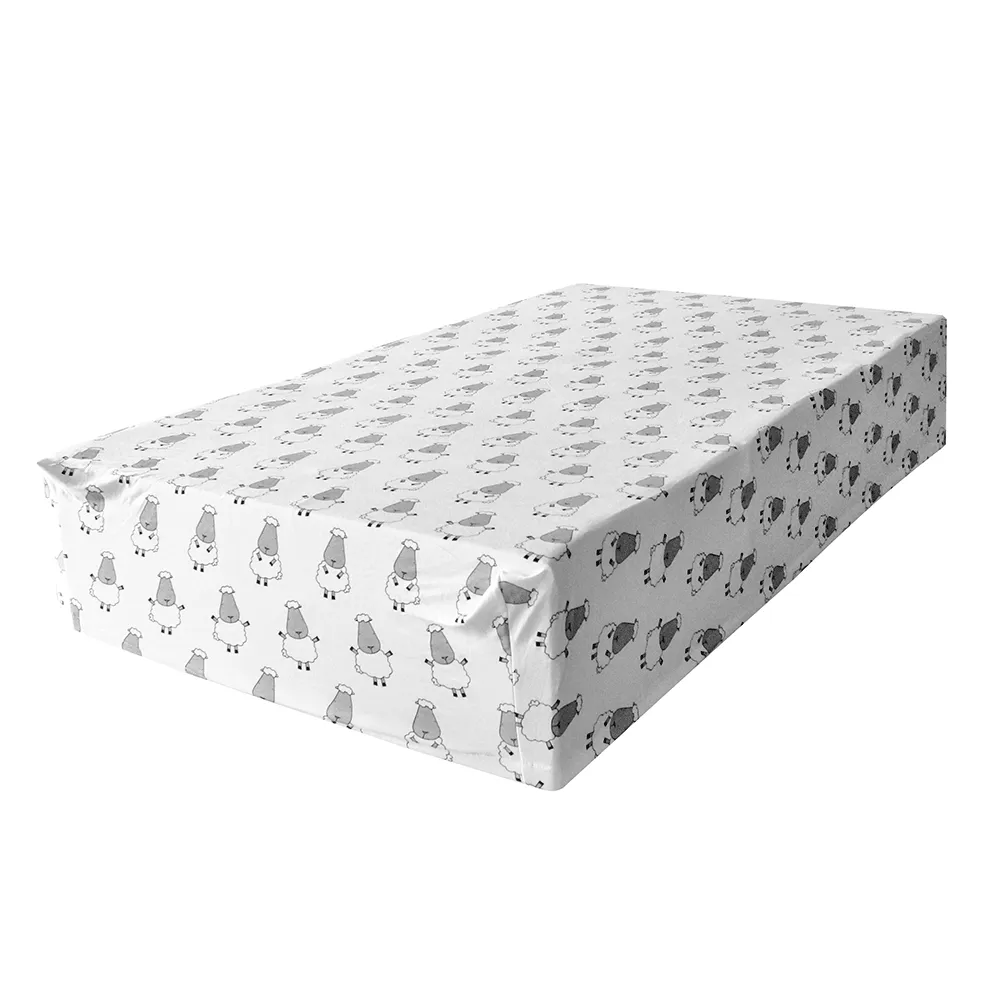 Baa Baa Sheepz Crib Mattress Sheet - 70cm x 100cm