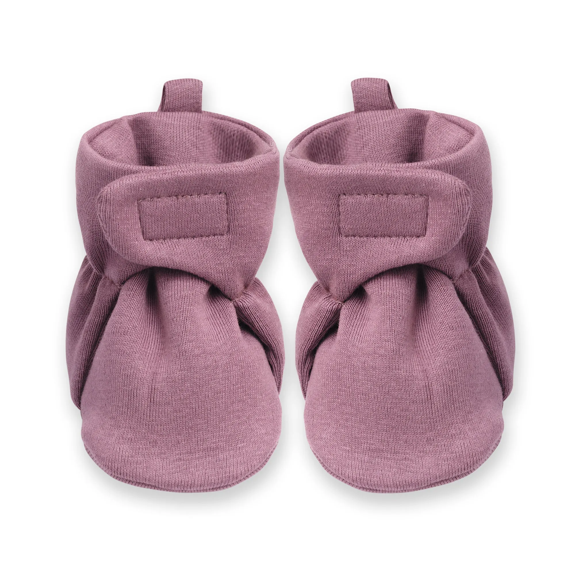 Baby Booties Plum