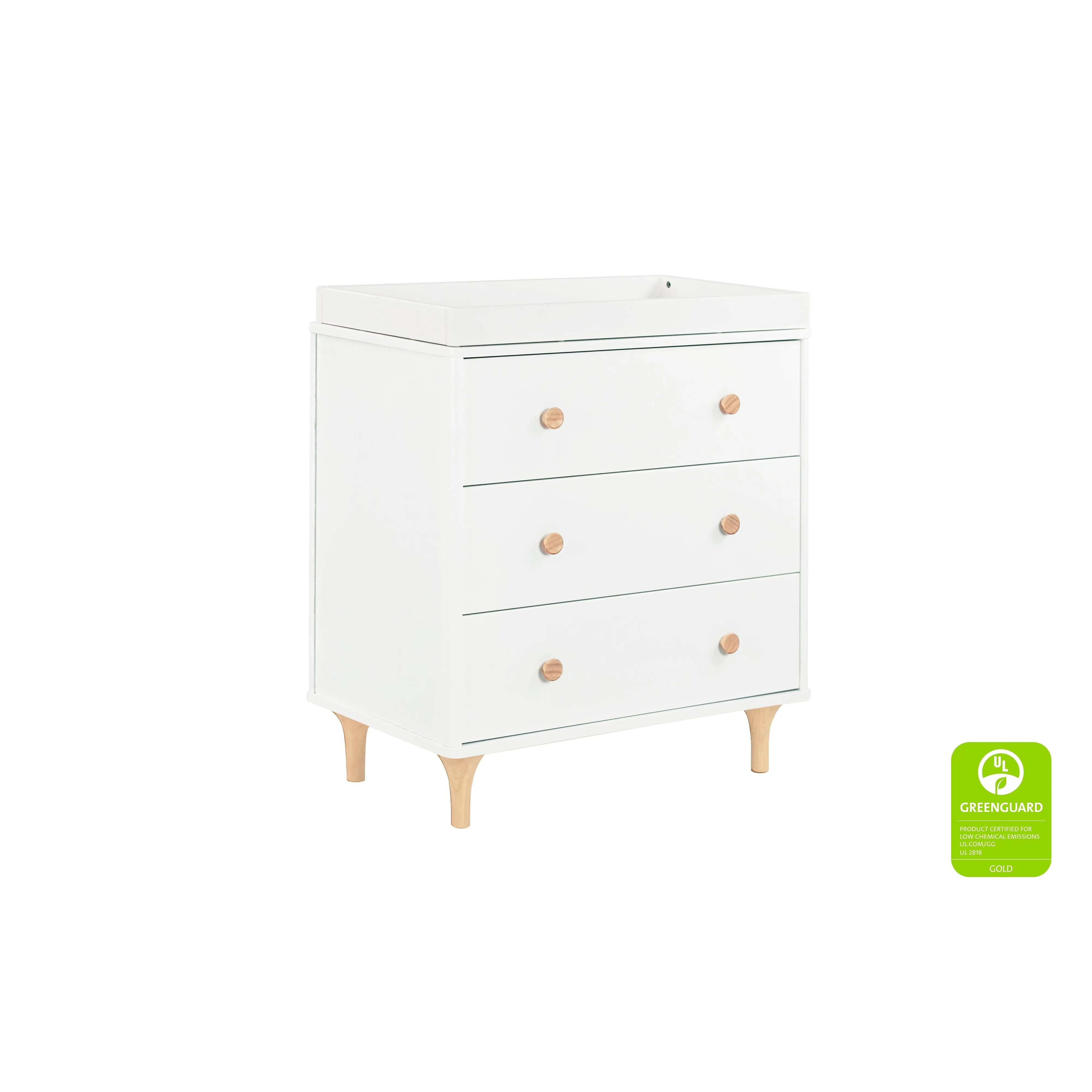 Babyletto Lolly 3-Drawer Changer Dresser with Removable Changing Tray