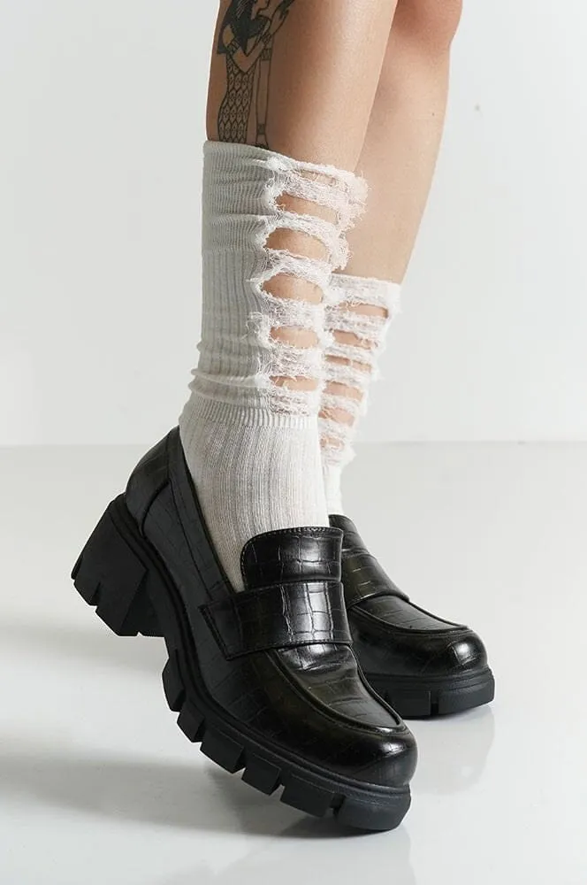 Benz Platform Loafer - Black [Last size 5/10]