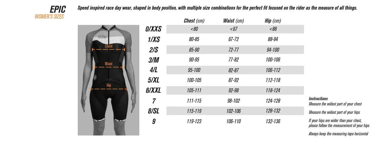 Bibshort Epic (Back Zip) - Women