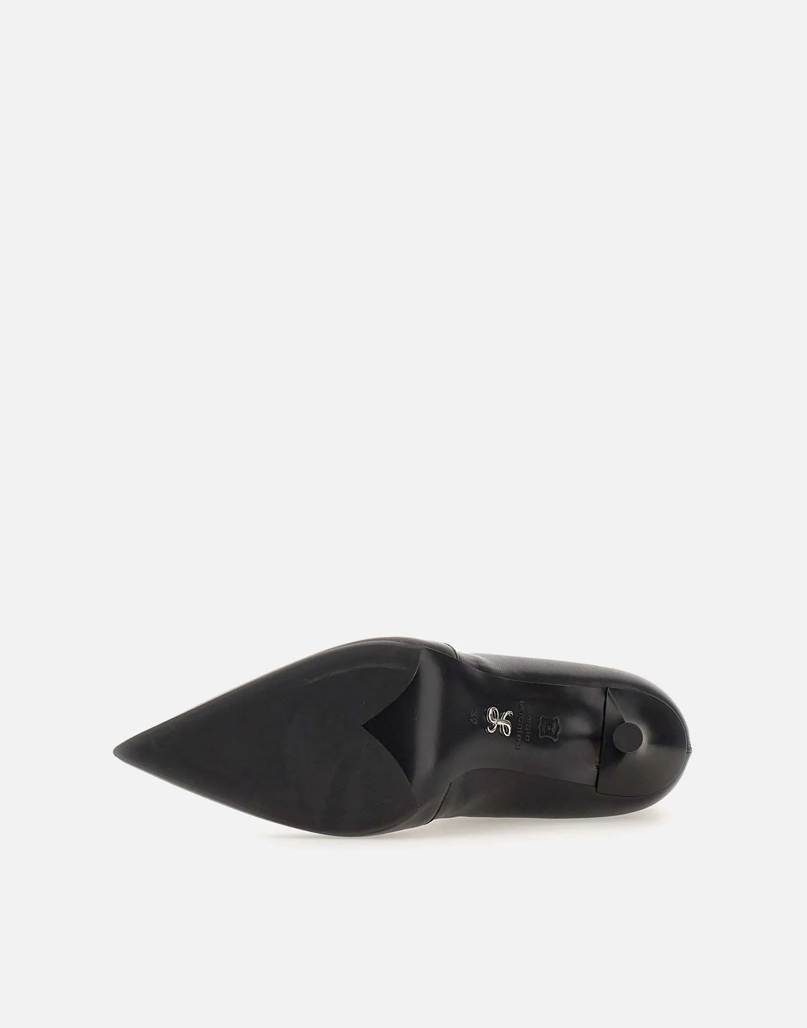 Black Leather Ankle Boots with Stiletto