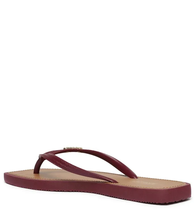 Brizza Square Toe Red Toe Slipper