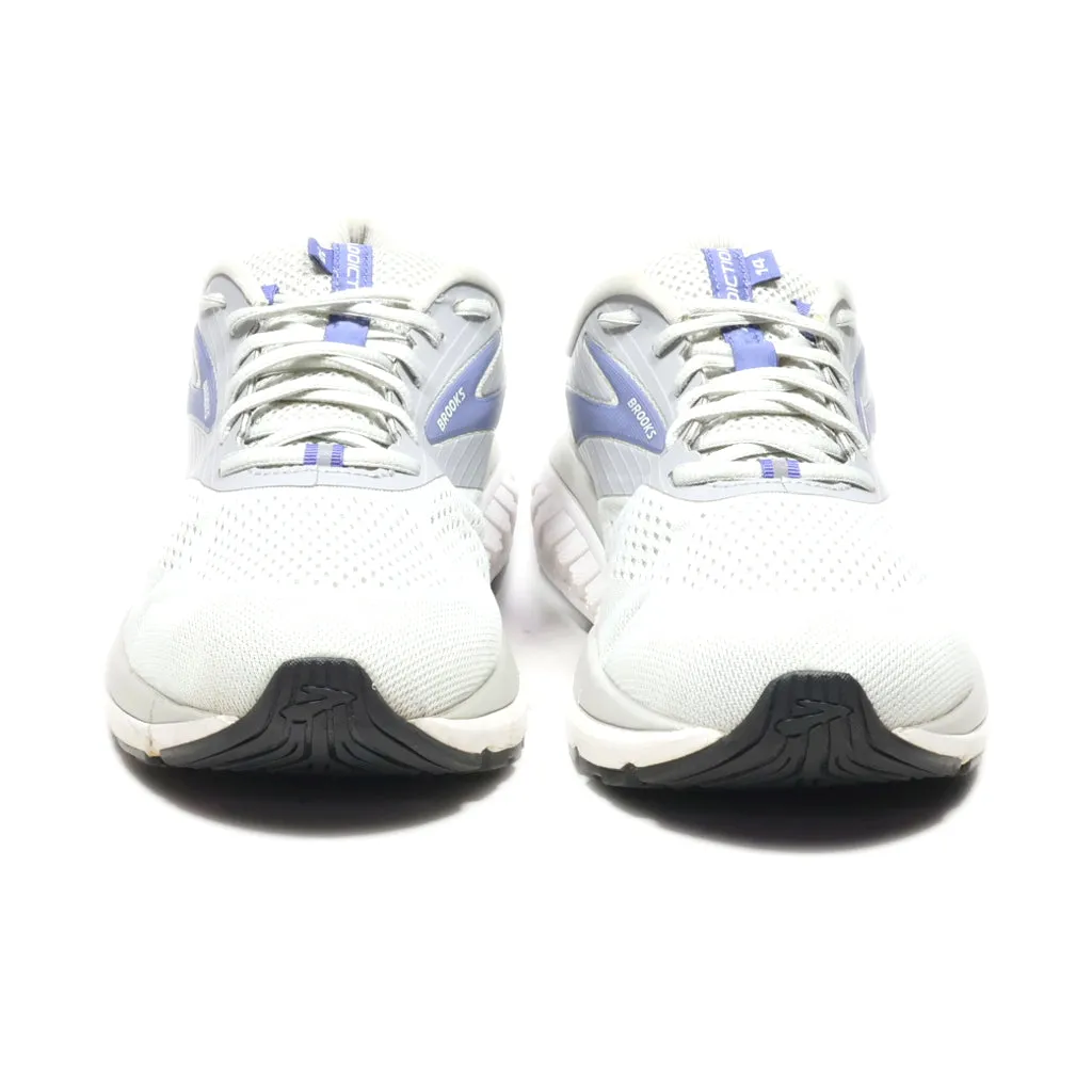 Brooks Addiction 14 Sport Shoes Fabric Grey Colour For Men