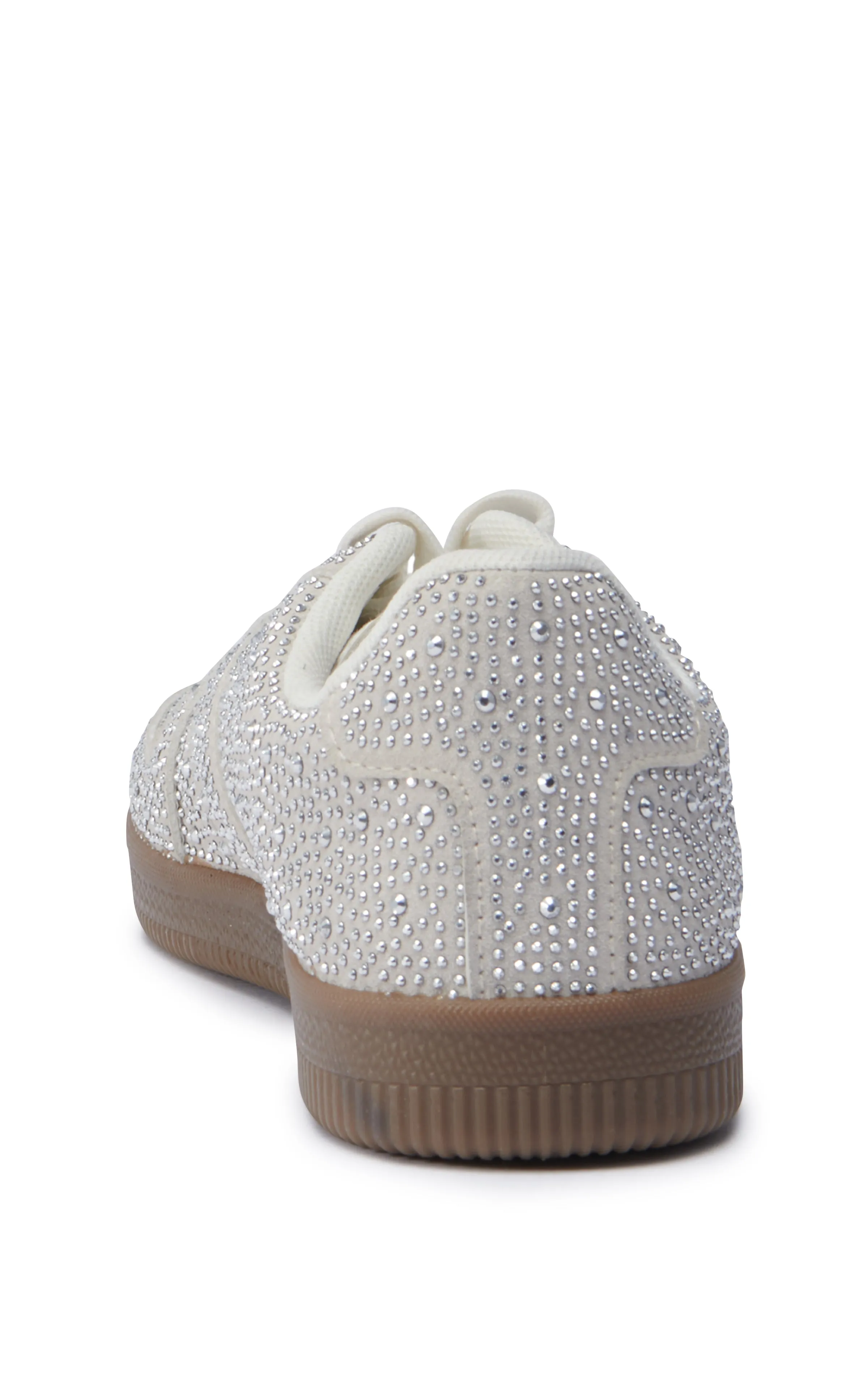 BRYAR-SILVER RHINESTONE SNEAKER