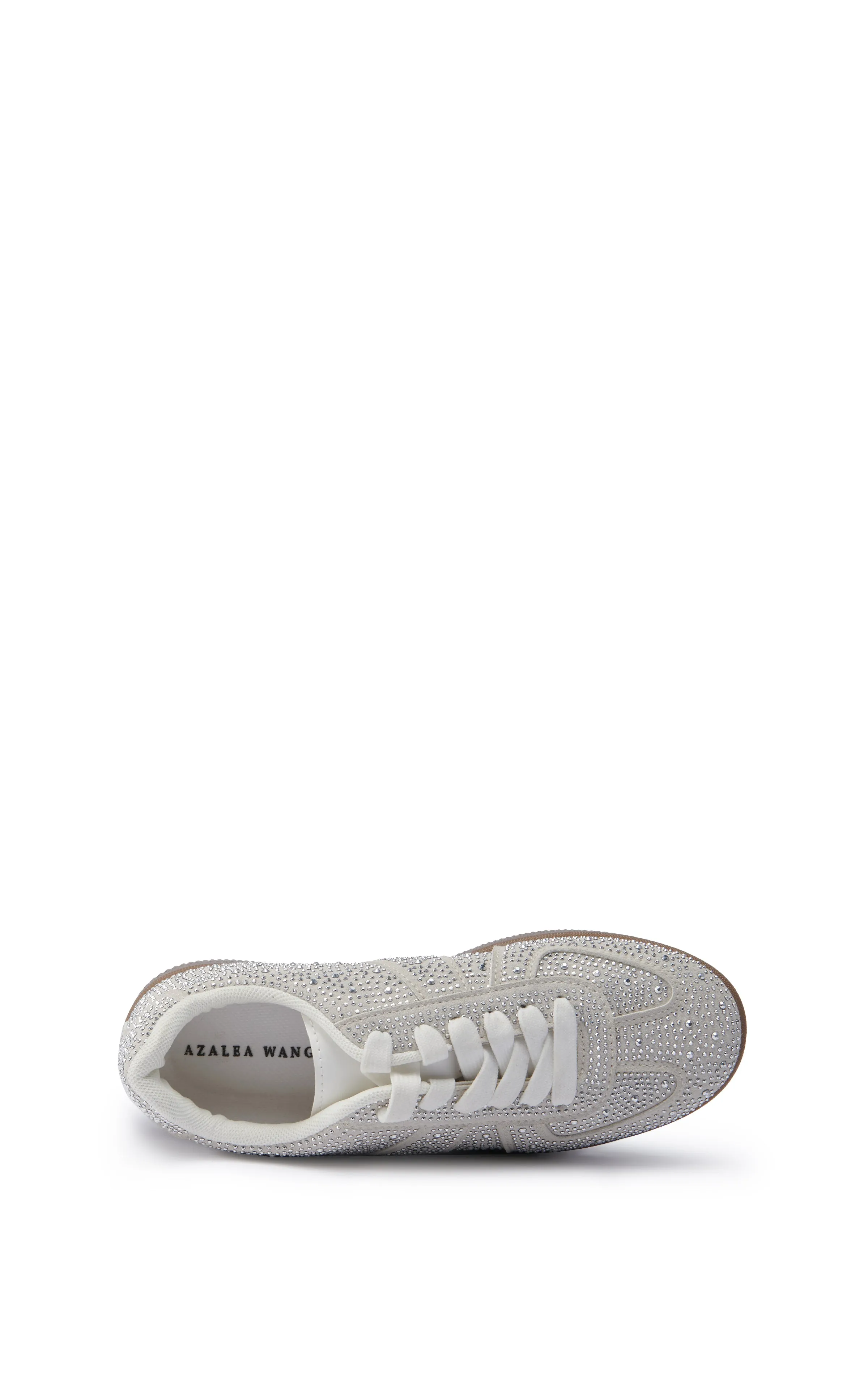 BRYAR-SILVER RHINESTONE SNEAKER