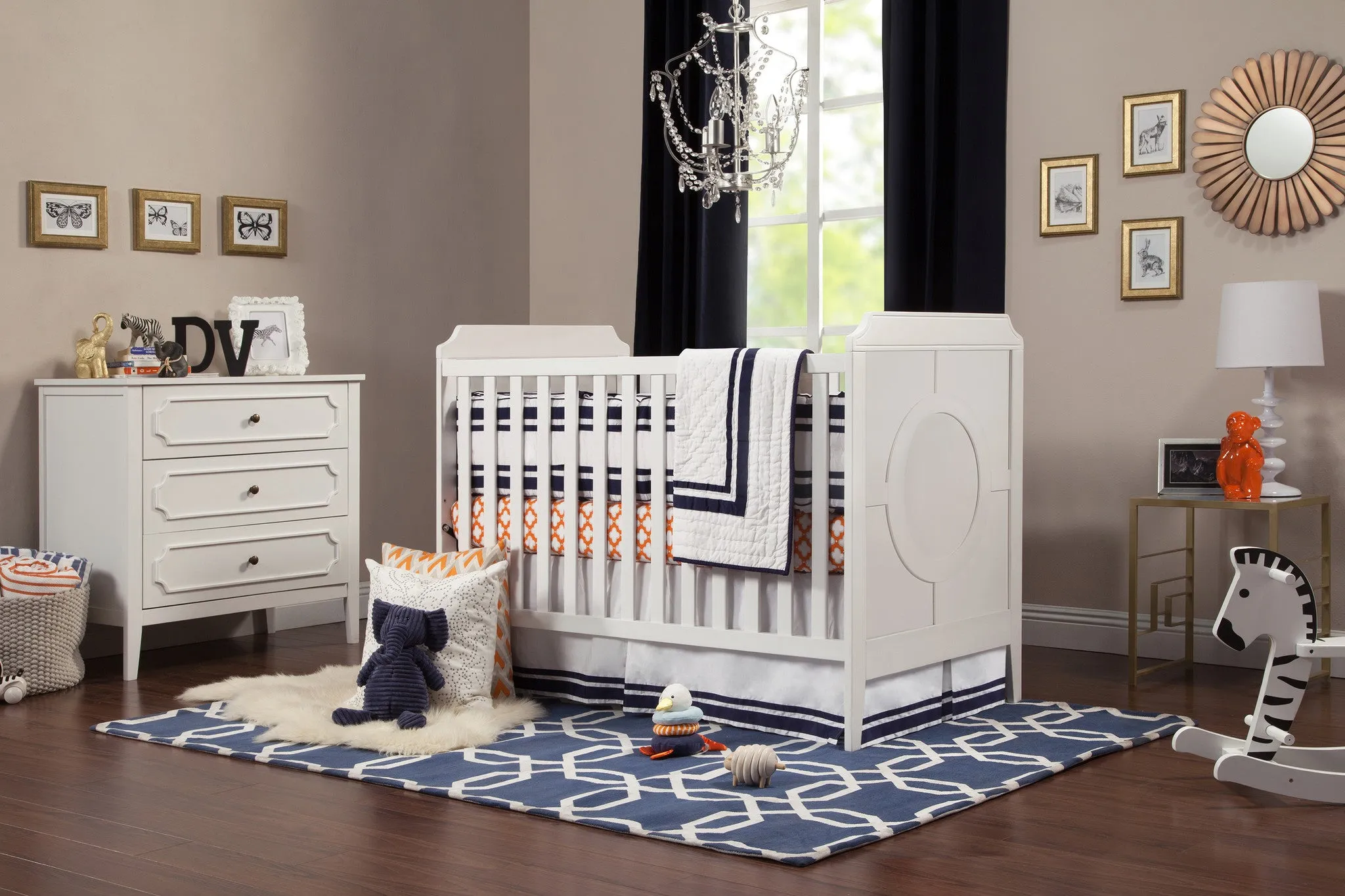 Bundle: DaVinci Baby Poppy Regency 3-in-1 Convertible Crib with Toddler Bed Conversion Kit