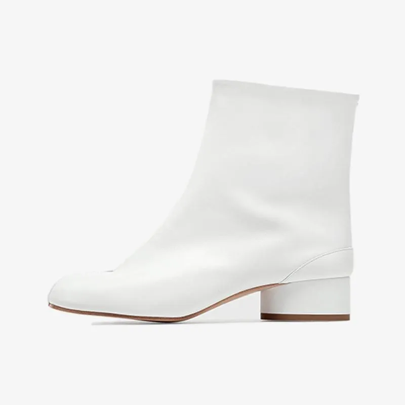 Calf Leather  Boots 30mm Heel Women's