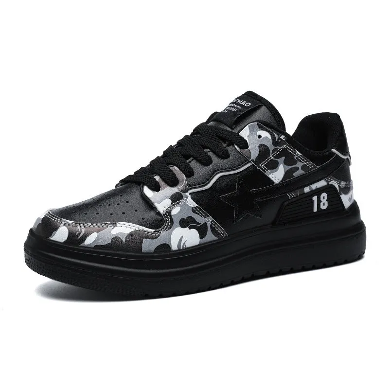 Casual Rubber And Plastic Soleplate Shoes