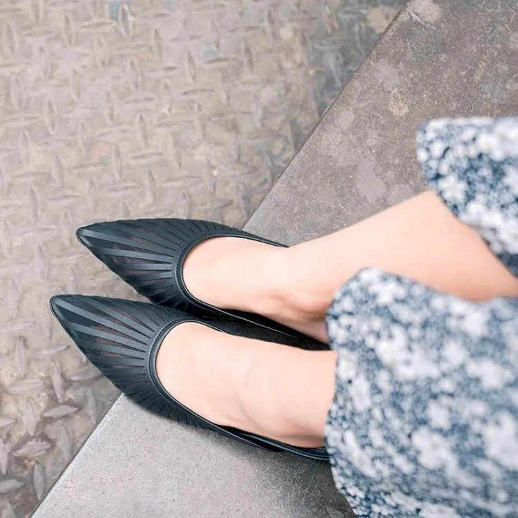 Closed Pointed Toe Special Shaped Heel Sandals