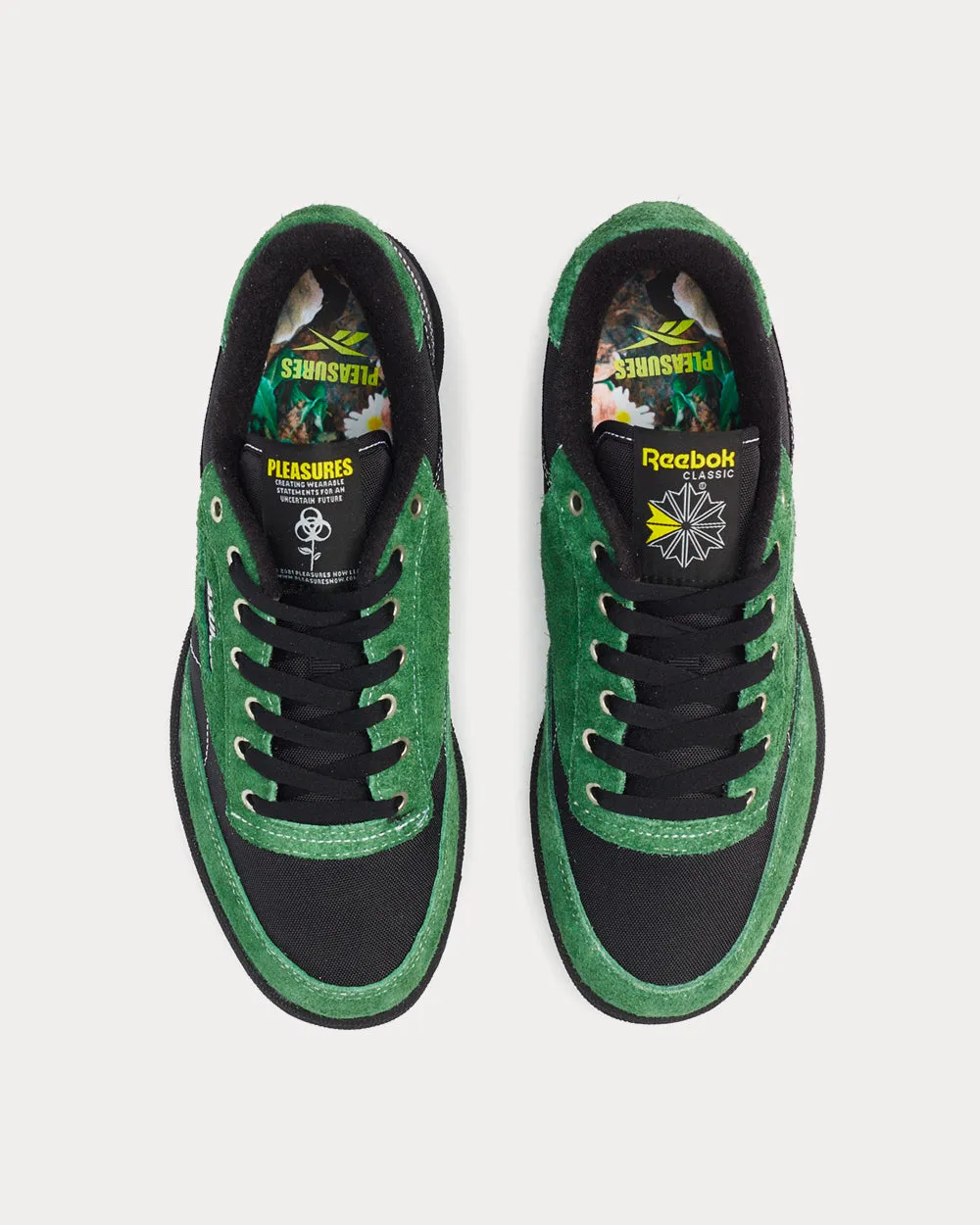 Club C 85 Black / Pine Green Low Top Sneakers