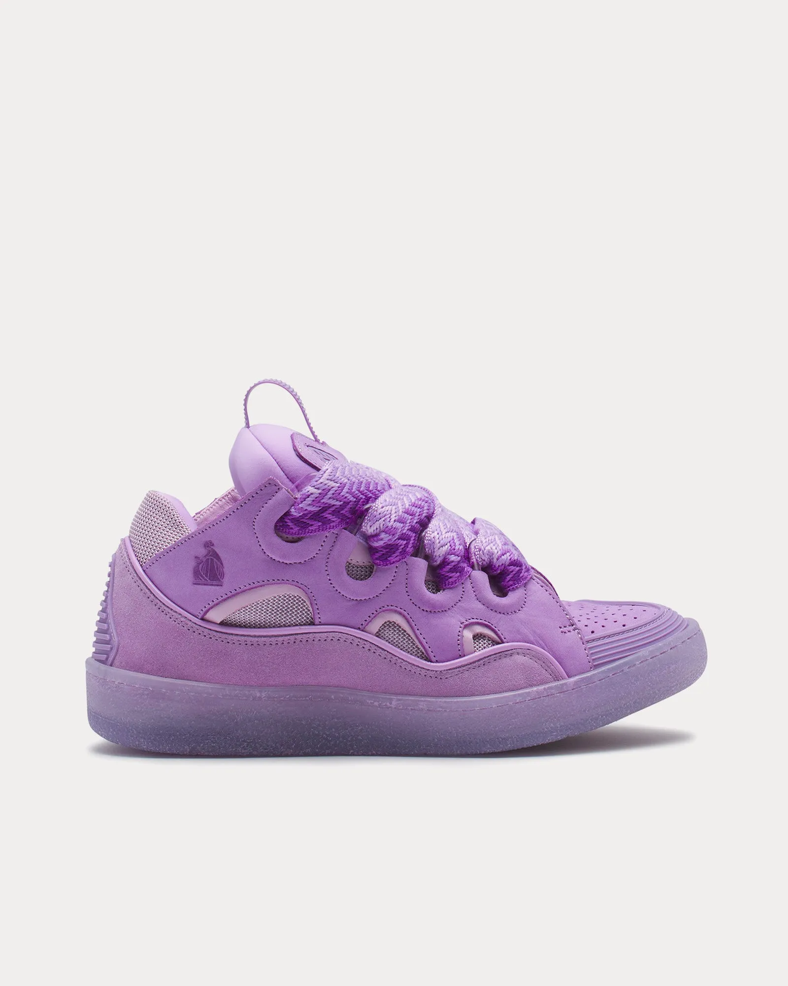 Curb Leather Lilac Low Top Sneakers