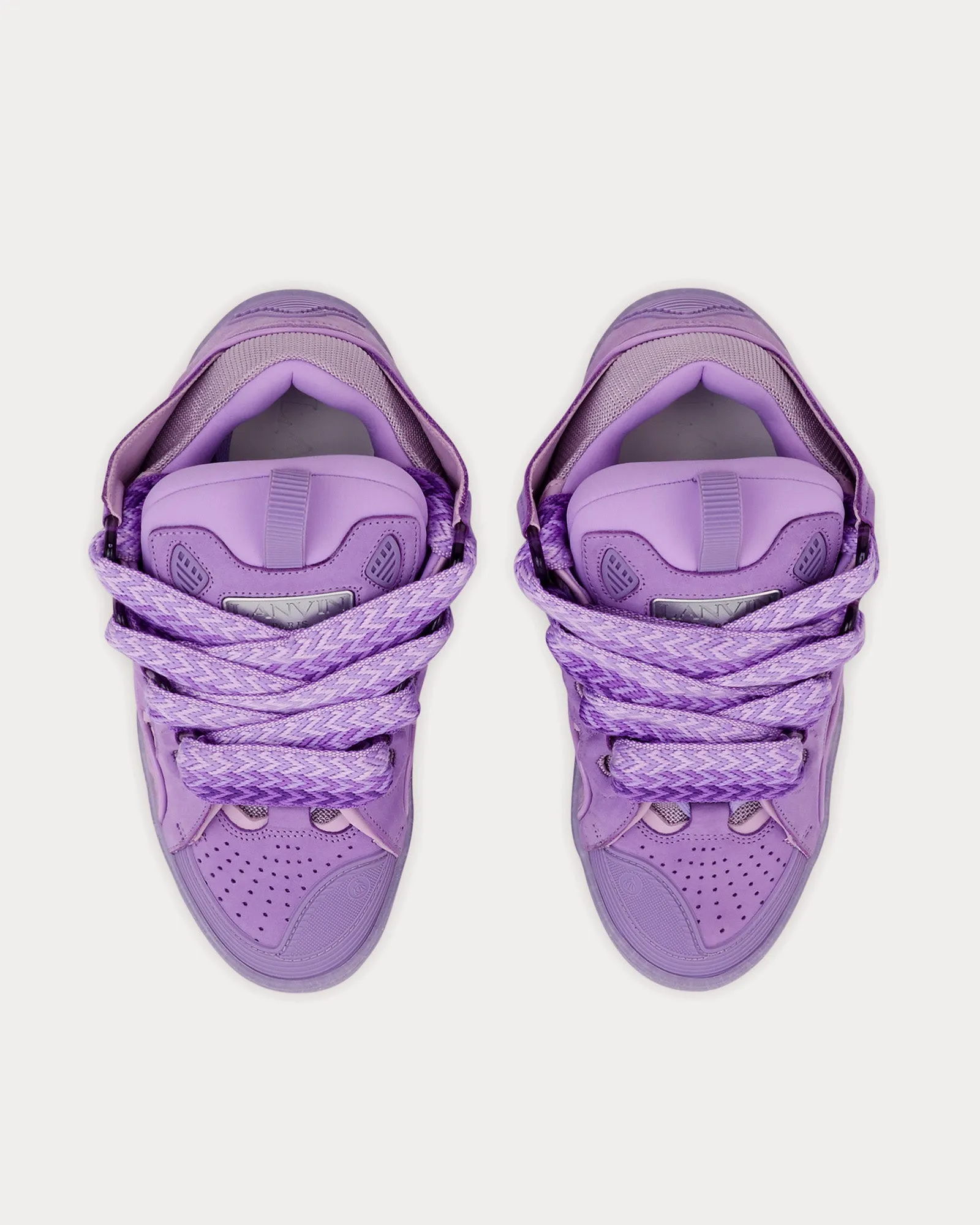 Curb Leather Lilac Low Top Sneakers