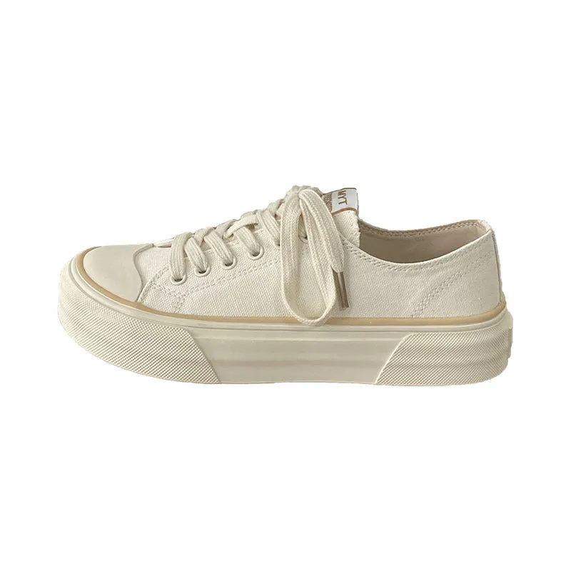 Cute Summer Round Toe Board Easy Canvas Shoes