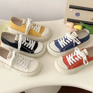 Cute Summer Round Toe Board Easy Canvas Shoes