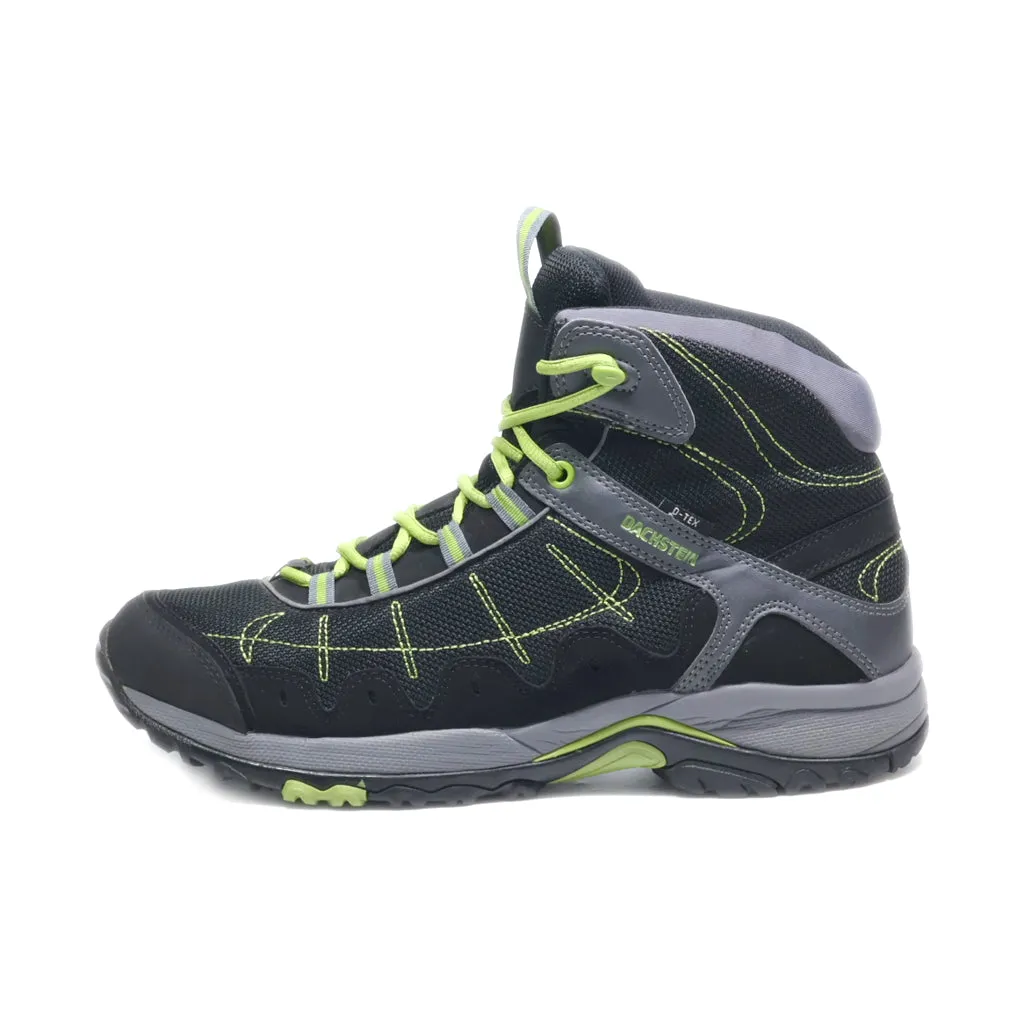 Dachstein Hiking Boots Leather Black Colour For Men