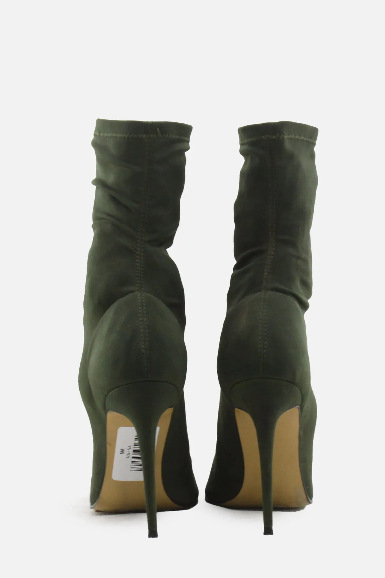 Daffy Stilettos Heels Sock Boots | Textile