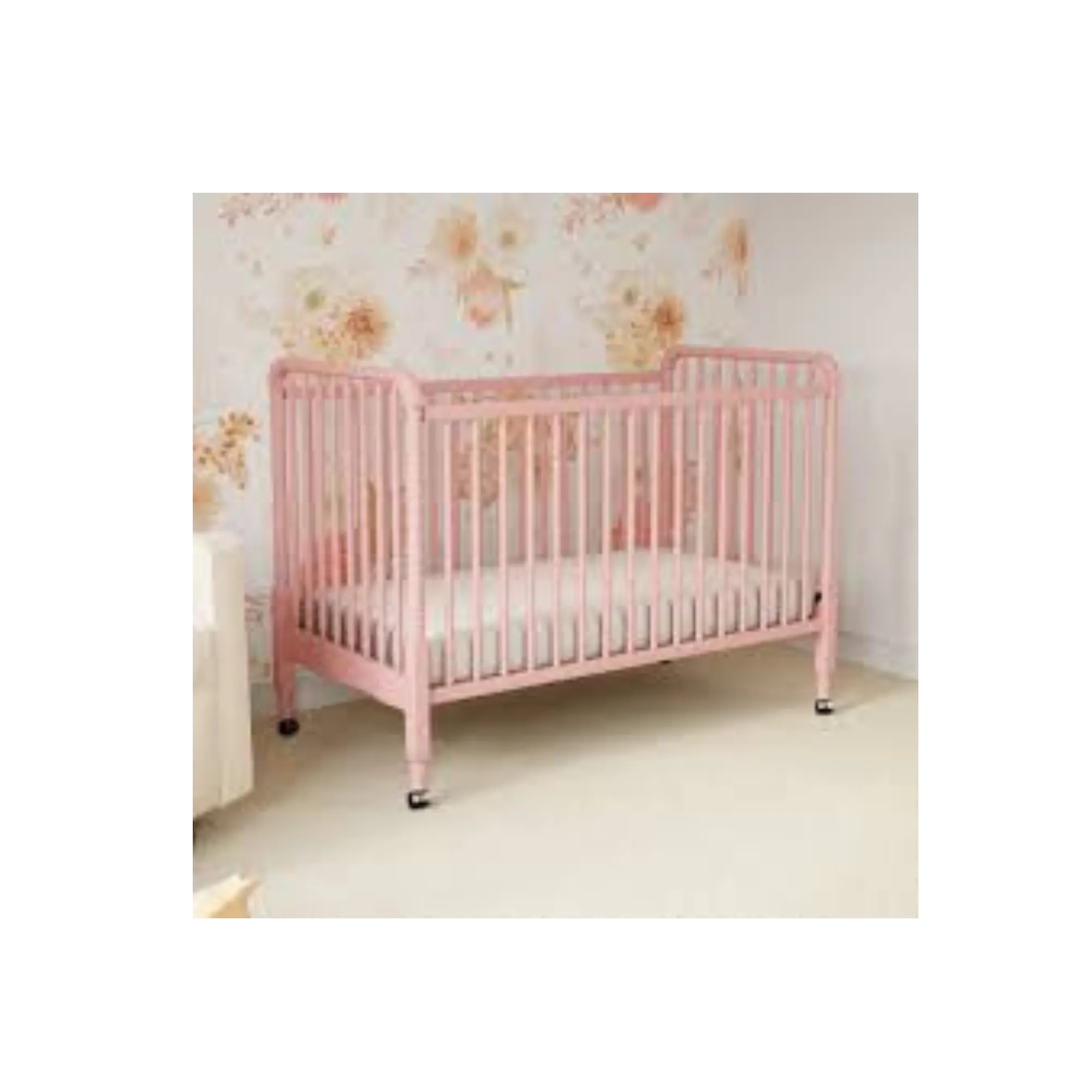 DAVINCI Jenny Lind 3-in-1 Convertible Crib - Blush Pink