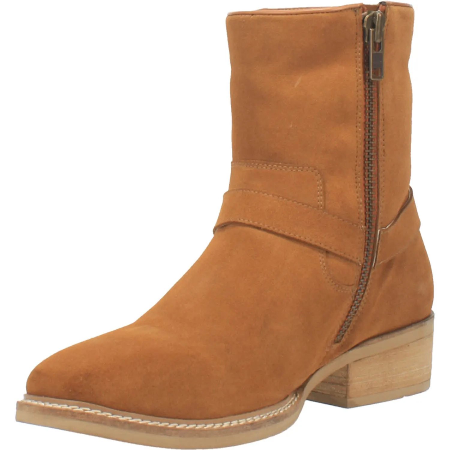 Dingo Mens Calgary Ankle Boots Leather Camel