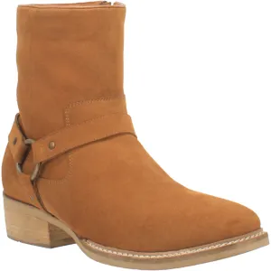 Dingo Mens Calgary Ankle Boots Leather Camel