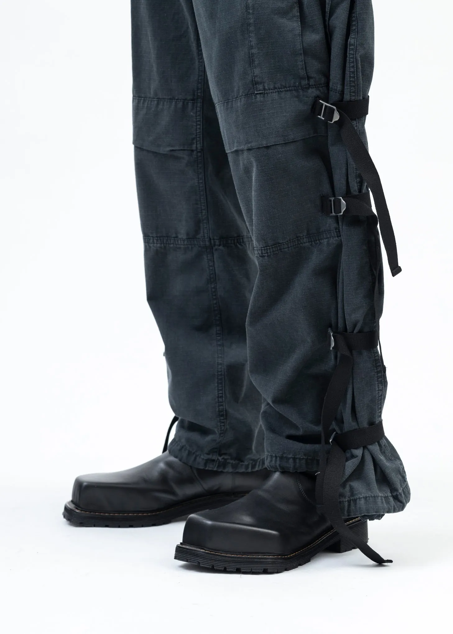 DIRTY BLACK MULTIPOCKETS SUPERPANTS