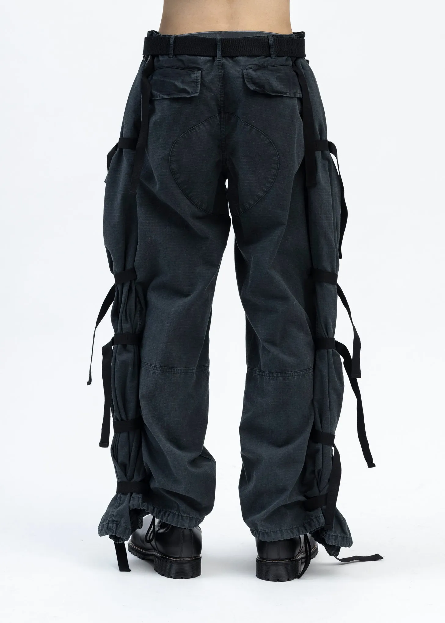 DIRTY BLACK MULTIPOCKETS SUPERPANTS