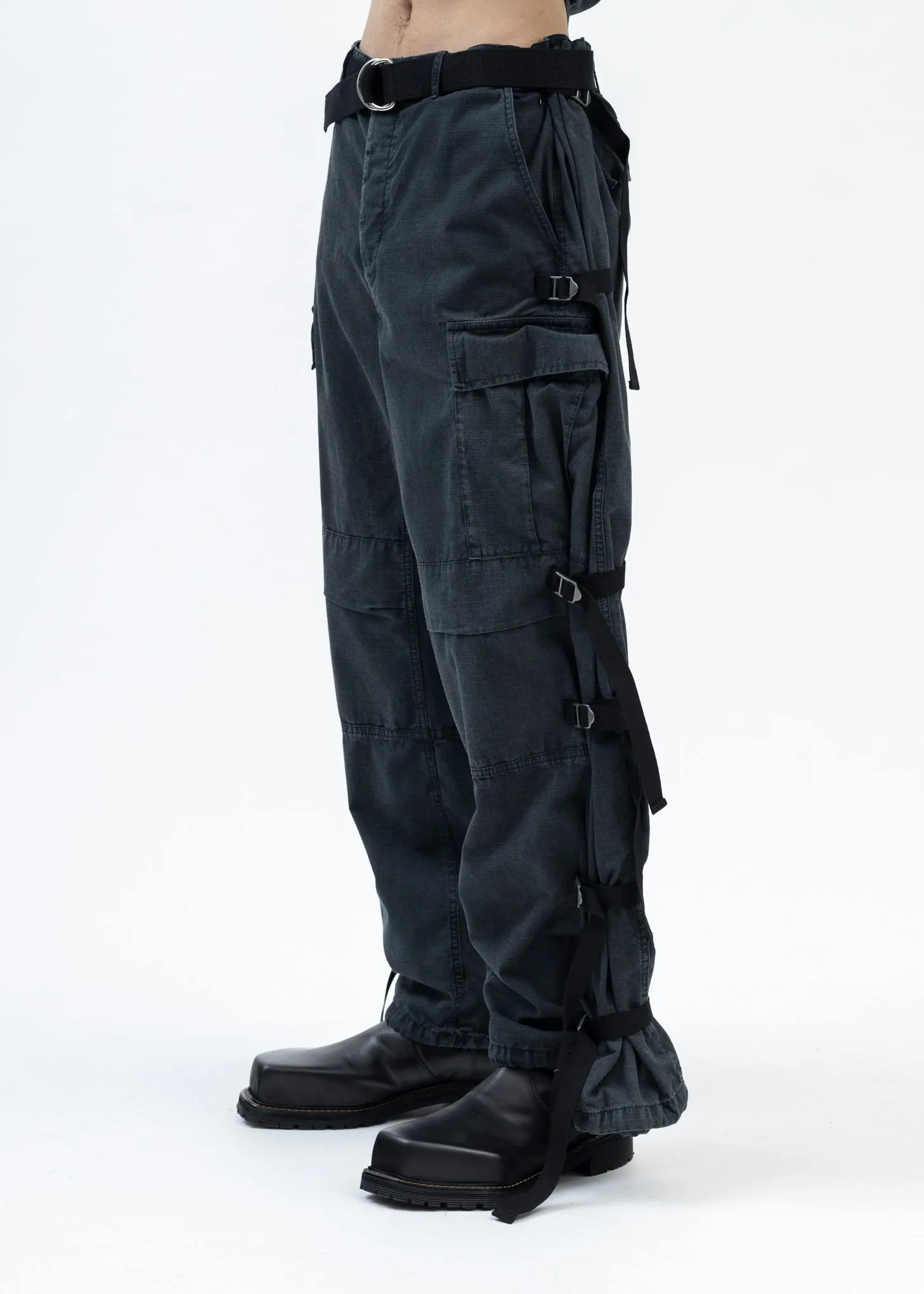 DIRTY BLACK MULTIPOCKETS SUPERPANTS