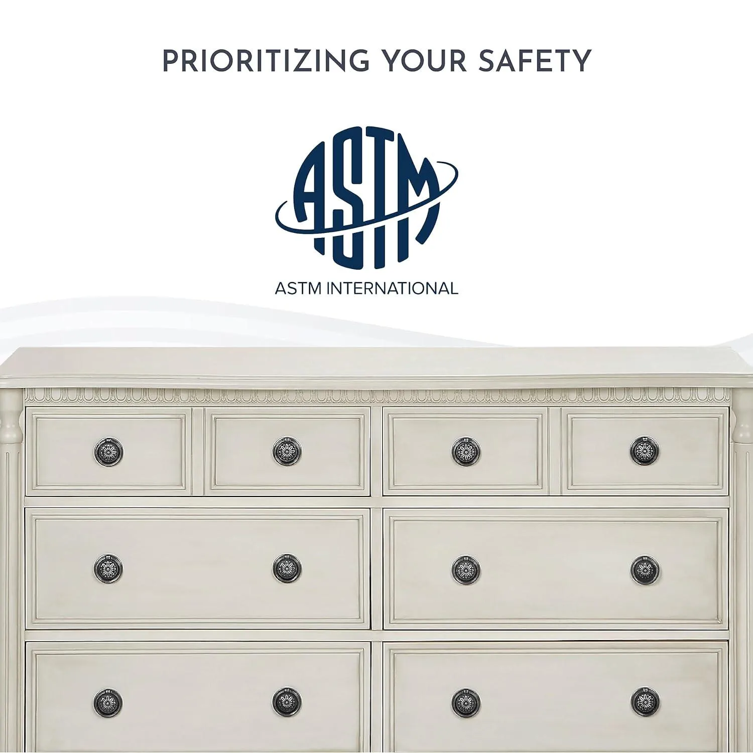 Dream On Me Evolur Julienne Double Nursery Dresser