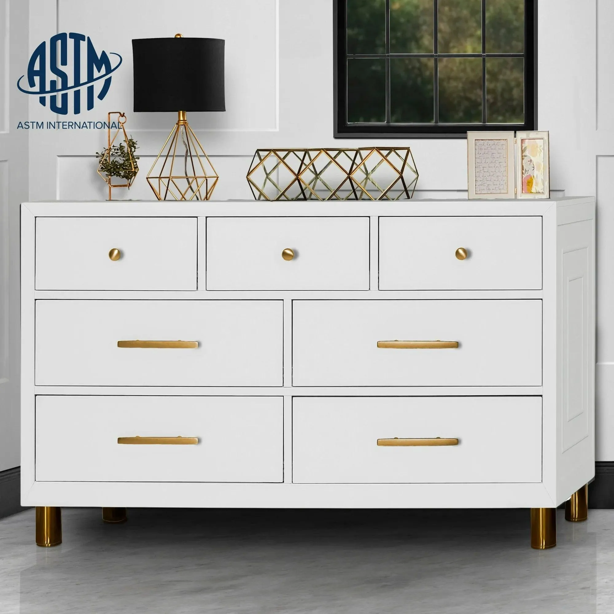 Dream On Me Evolur Loft Art Déco Double Nursery Dresser