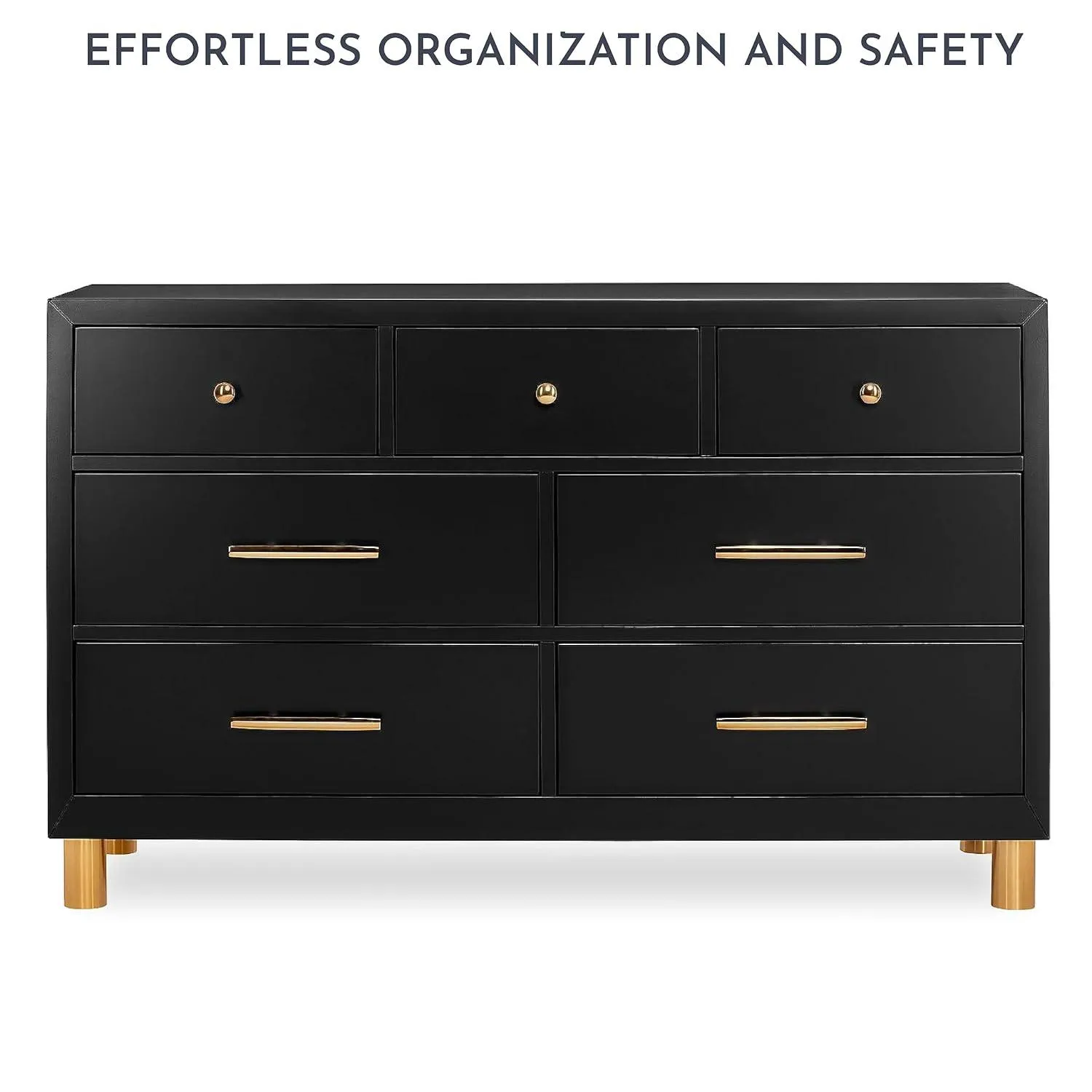 Dream On Me Evolur Loft Art Déco Double Nursery Dresser