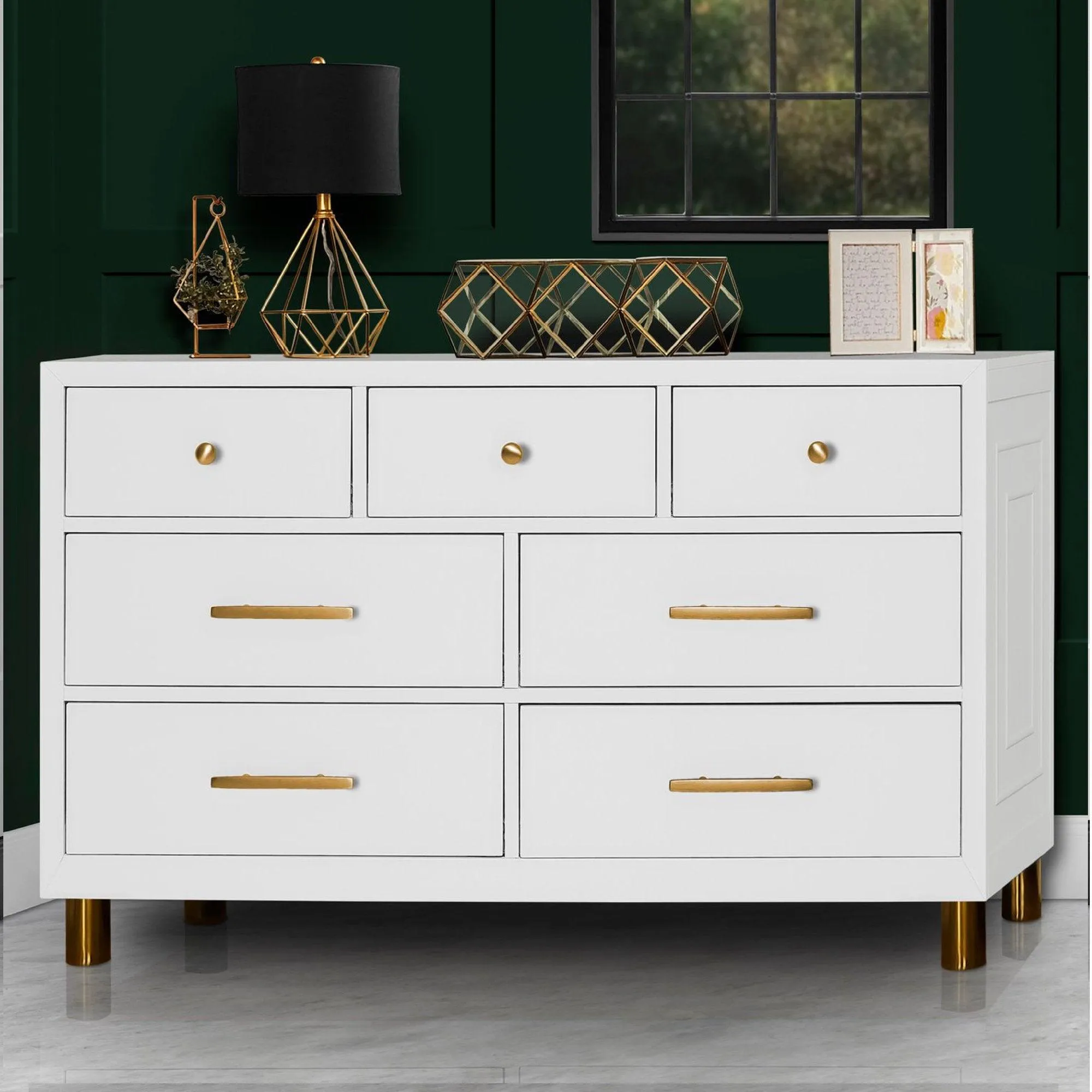 Dream On Me Evolur Loft Art Déco Double Nursery Dresser