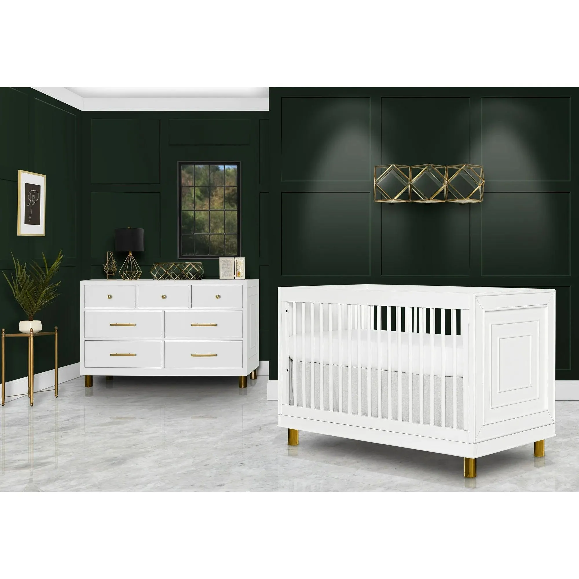 Dream On Me Evolur Loft Art Déco Double Nursery Dresser
