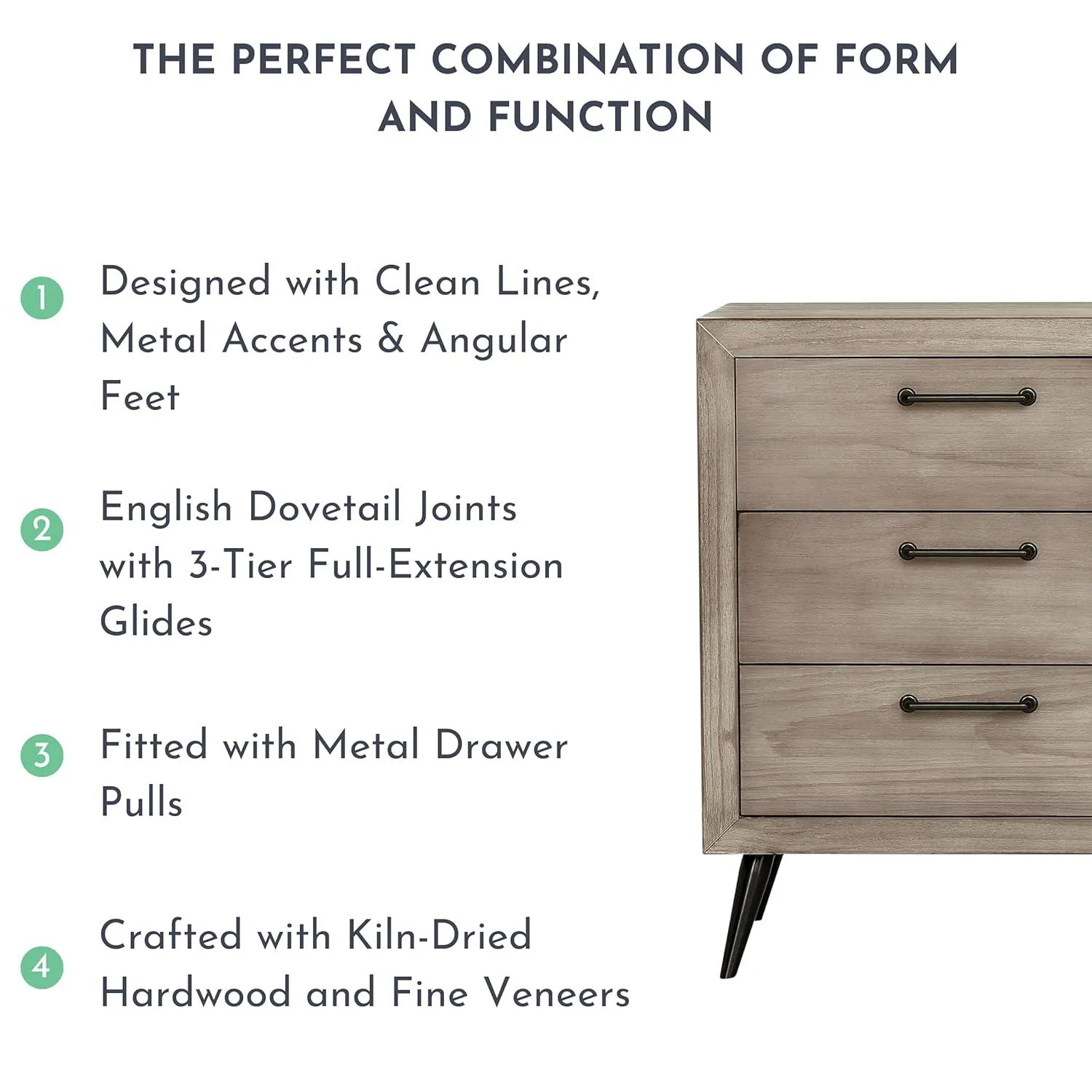 Dream On Me Evolur Stilnovo Mid Century Nursery Double Dresser
