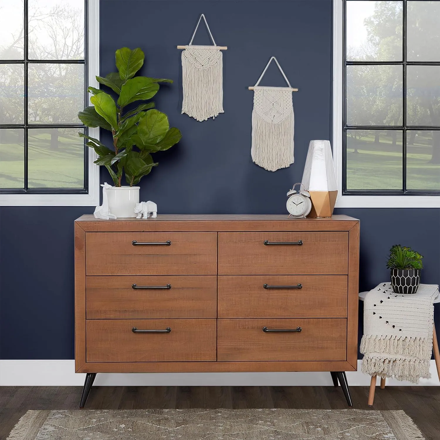 Dream On Me Evolur Stilnovo Mid Century Nursery Double Dresser