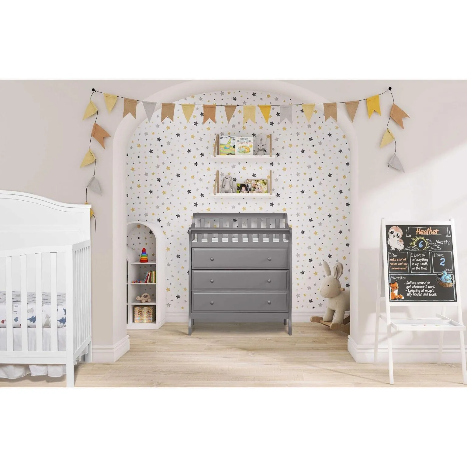 Dream on Me Marcus Changing Table and Dresser