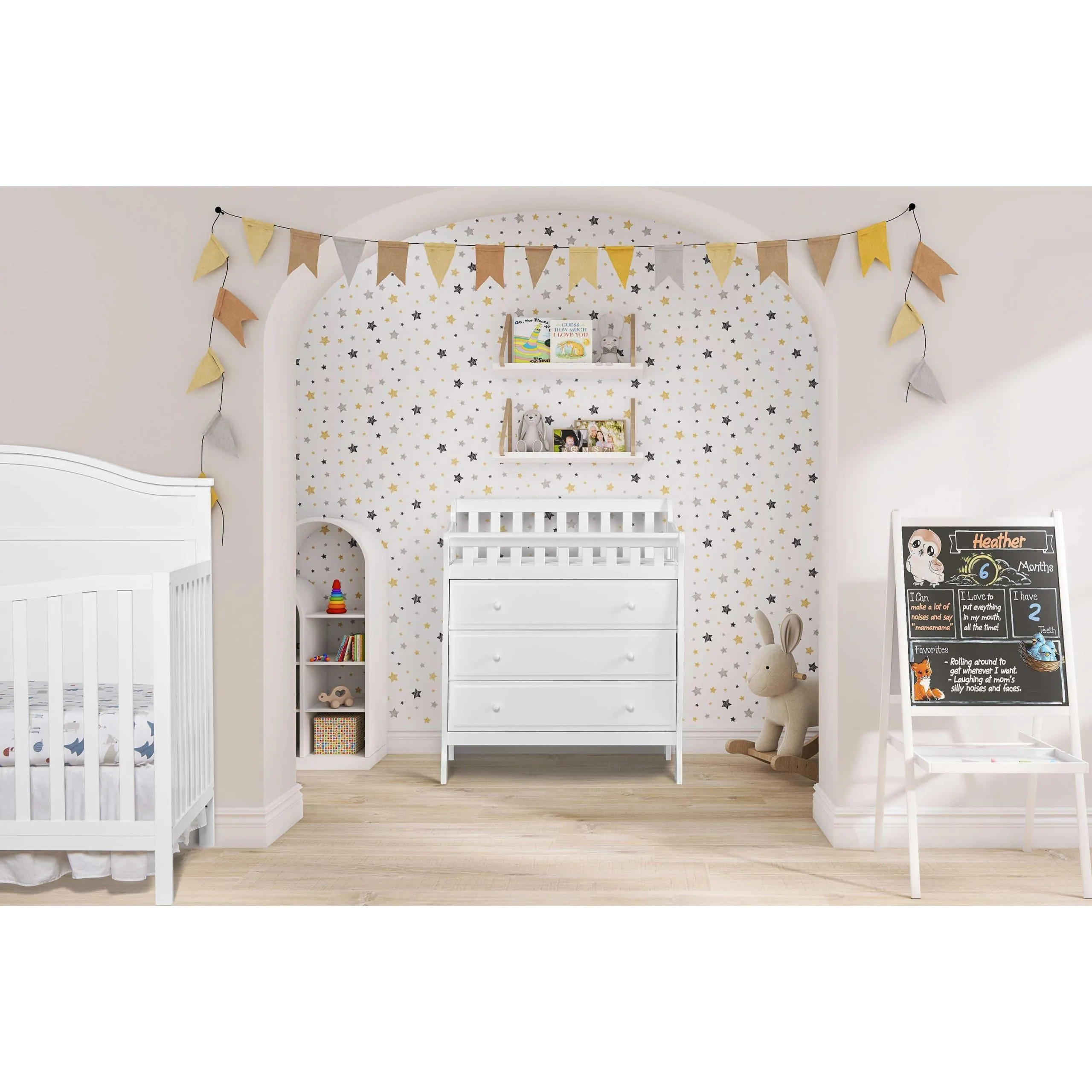 Dream on Me Marcus Changing Table and Dresser