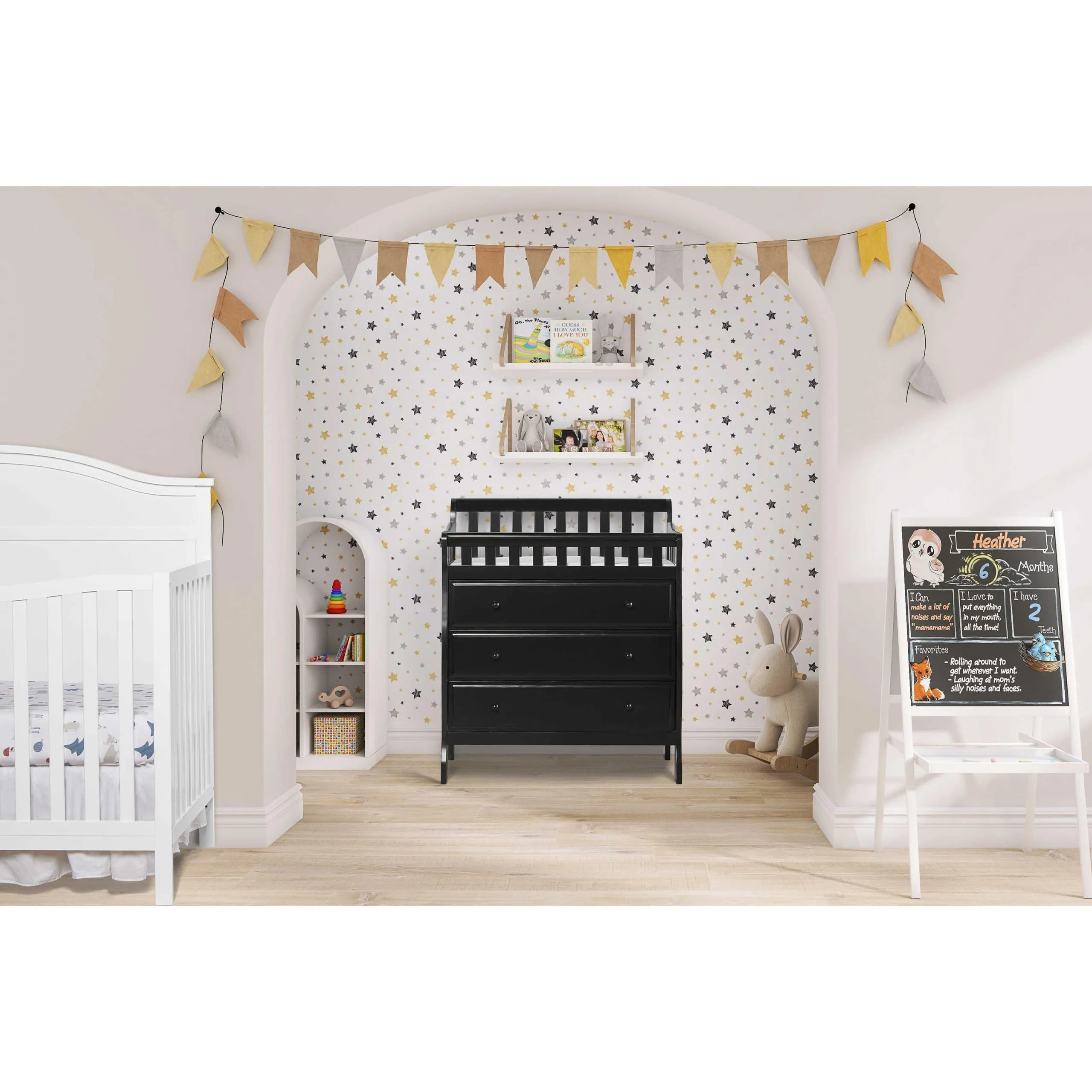 Dream on Me Marcus Changing Table and Dresser