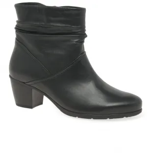 Emblem Black Ankle Boots