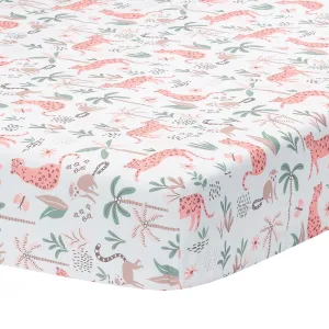 Enchanted Safari Cotton Fitted Crib Sheet